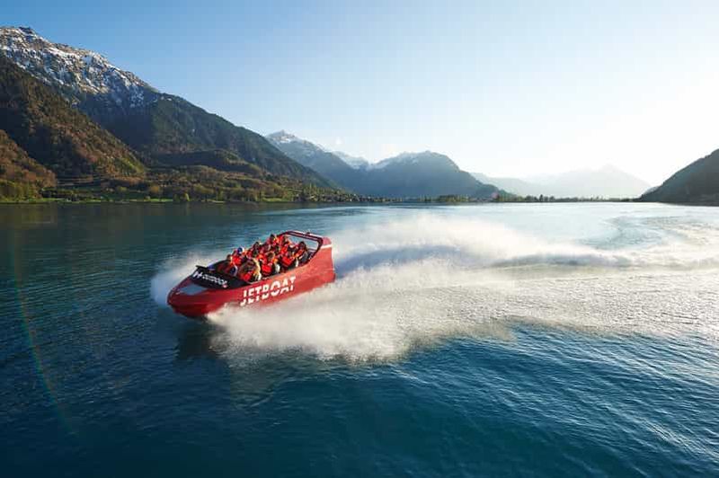 Billet Interlaken : Promenade panoramique en jetboat sur le lac de Brienz
