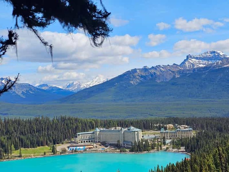 Billet Au départ de Banff : visite d'une demi-journée au lac Moraine et au lac Louise