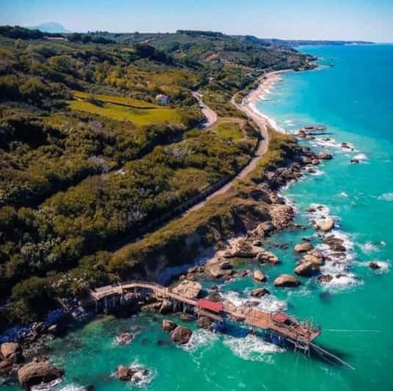 Billet Ortona : visite guidée en vélo électrique de la côte de Trabocchi