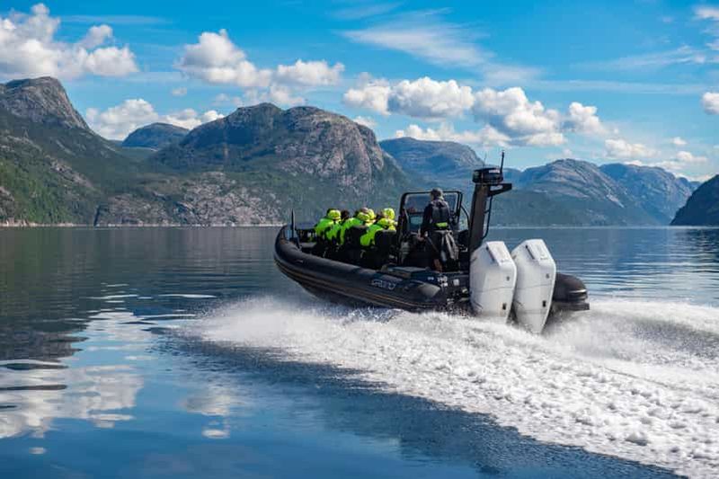 Billet Au départ de Stavanger : Excursion en semi-rigide au Lysefjord