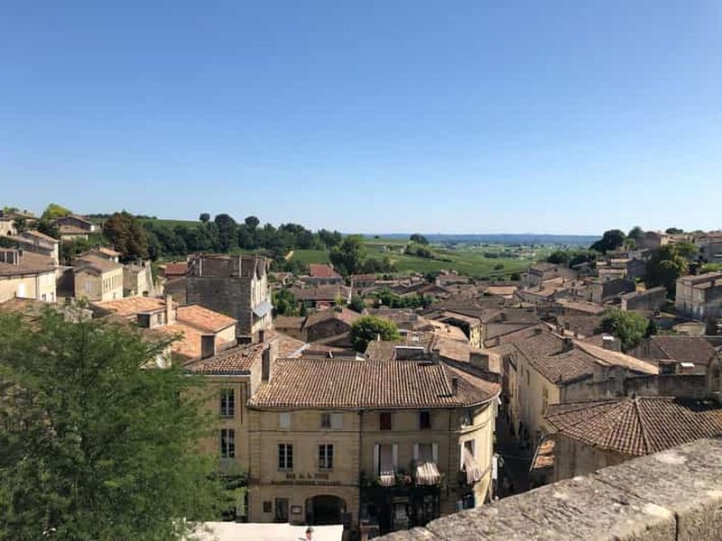 Billet Au départ de Bordeaux : visite d'une demi-journée à Saint-Emilion