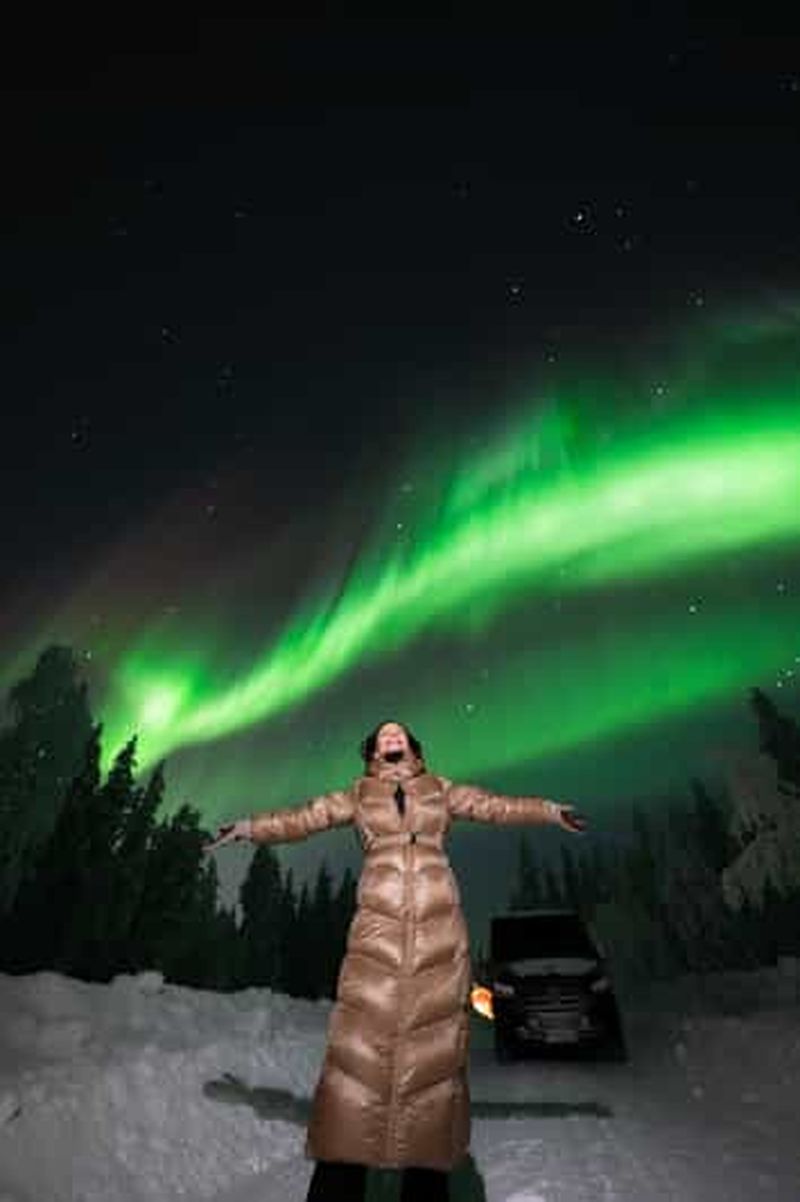 Billet Rovaniemi : chasse aux aurores boréales - garantie de remboursement à 100 % et photos