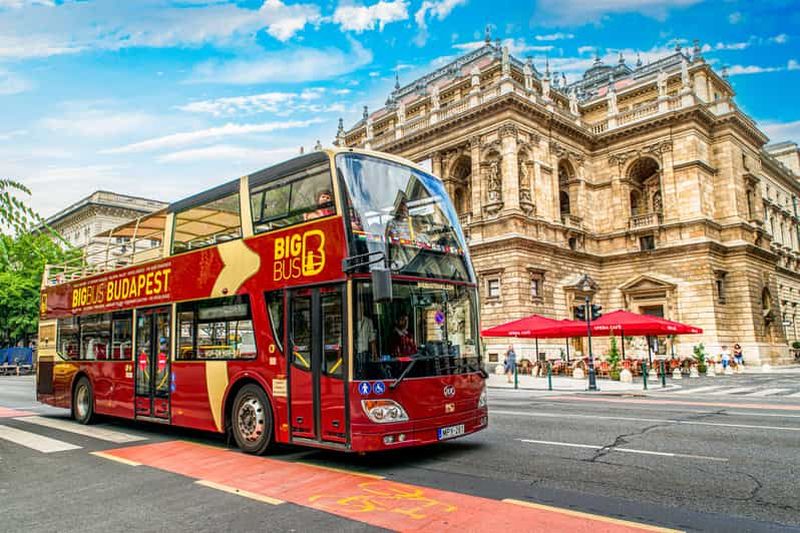 Billet Budapest : circuit touristique à arrêts multiples en bus à toit ouvert