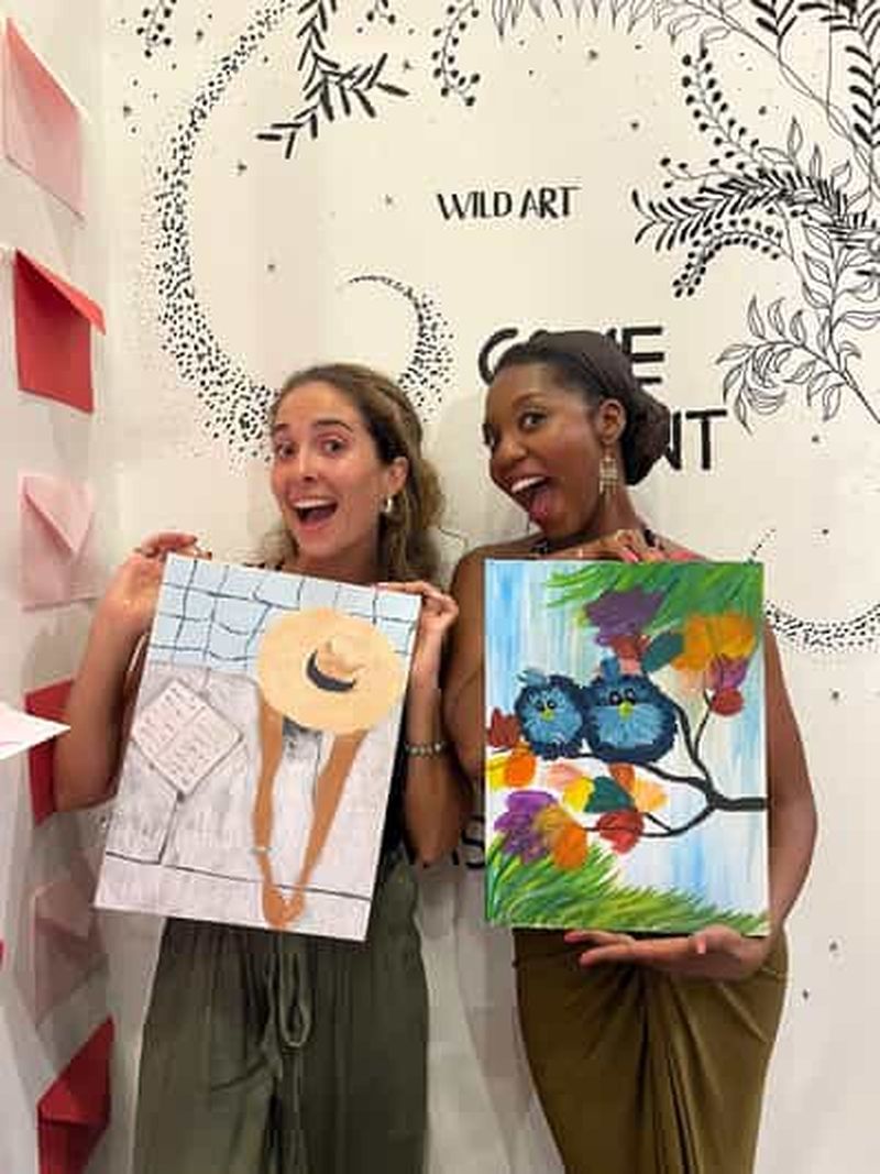 Billet Canggu : Canvas & Sip, l'atelier peinture à Wild Art Bali