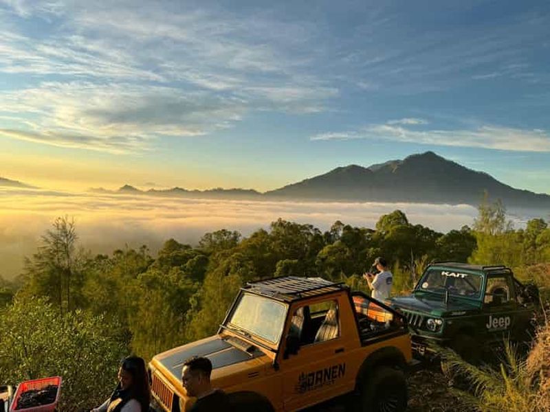 Billet Bali : Visite privée en jeep au lever du soleil et source d'eau chaude Tout compris