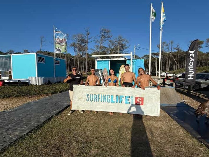 Billet Cours de surf dans la réserve naturelle de Maceda avec transfert