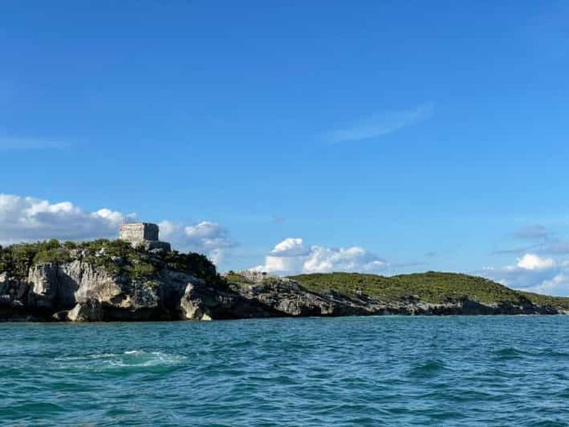 Billet Tulum : Ruines en bateau, baignade avec les tortues et visite du cénote