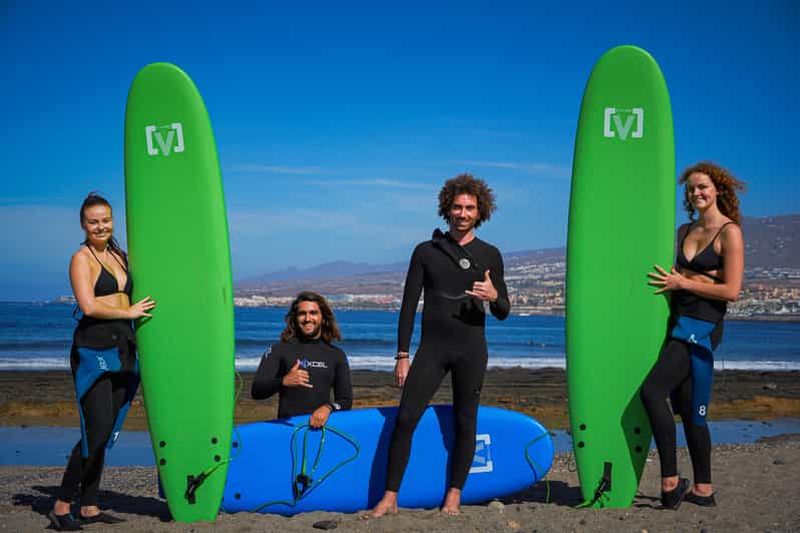 Billet Tenerife / Playa de las Americas Cours de surf Tous niveaux