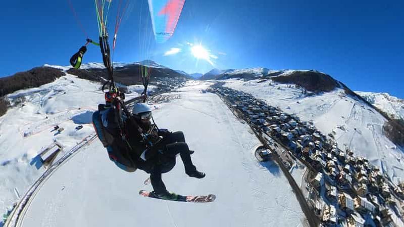 Billet Livigno : vol en parapente biplace au-dessus des Alpes lombardes