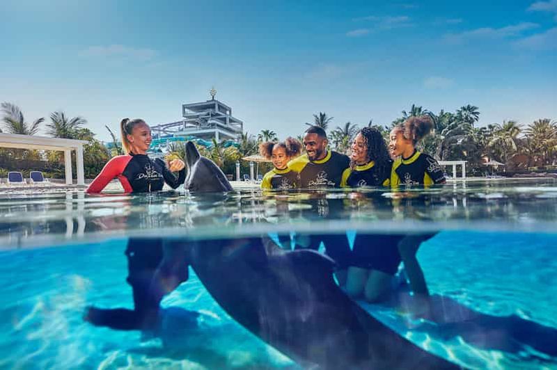 Billet Aquaventure World : rencontre avec les dauphins et pass 1 jour au parc aquatique
