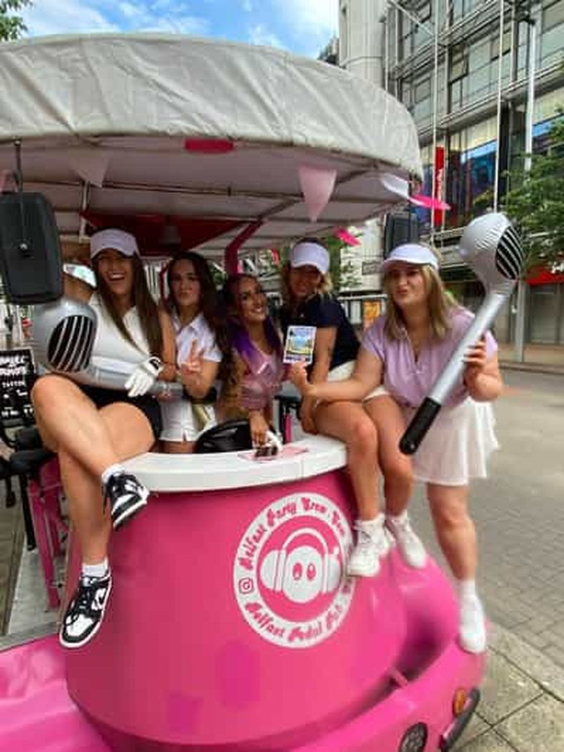 Billet Belfast : tour de pub golf de 2 heures en vélo de fête