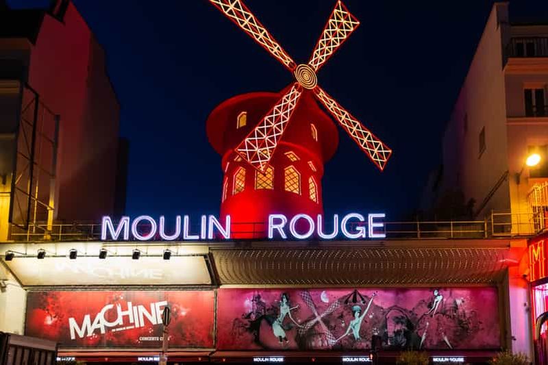 Billet Paris : Dîner-spectacle du Moulin Rouge, champagne et transport