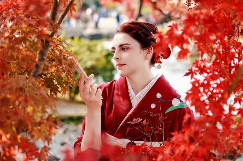 Billet Kyoto Gion Kiyomizu-dera : séance photo en kimono, yukata et coiffure