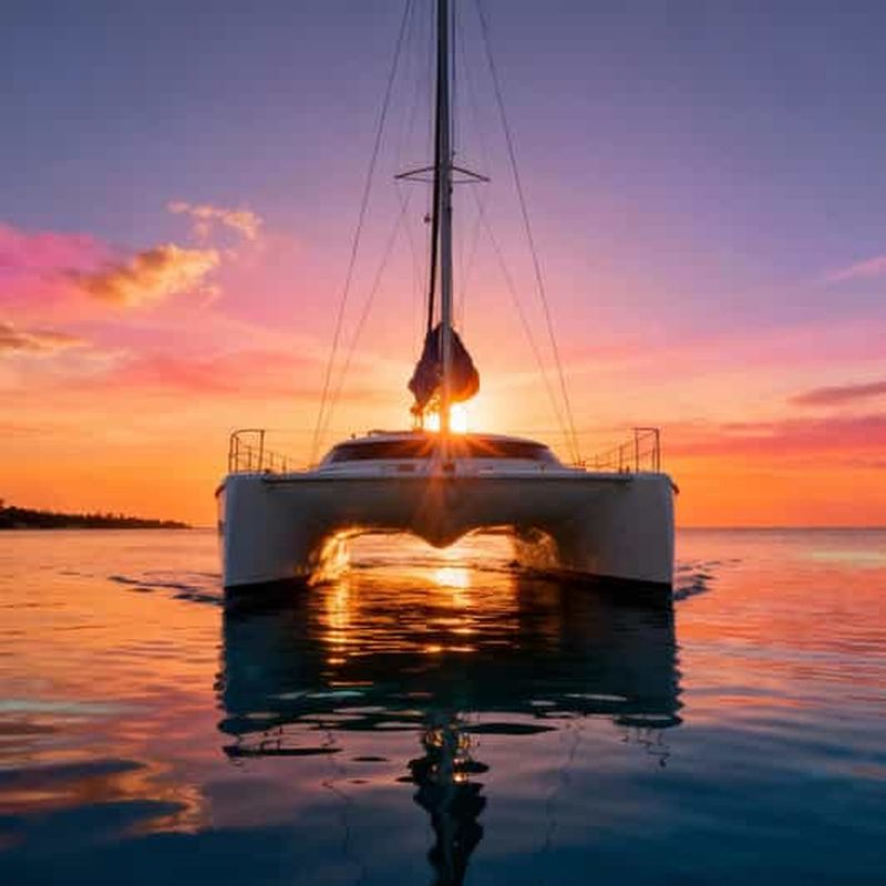 Billet Caye Caulker : croisière en catamaran au coucher du soleil, boissons et collations