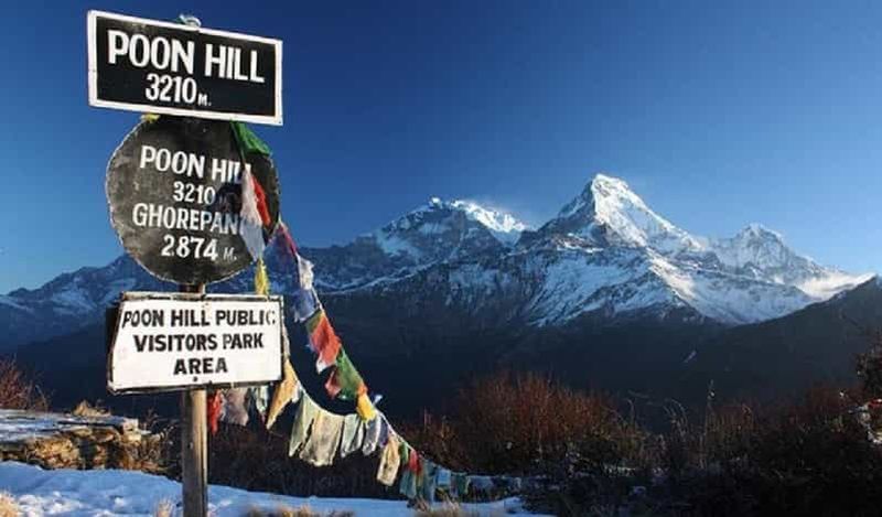 Billet Pokhara : Trek de 4 jours à Ghorepani, Poonhill et Ghandruk