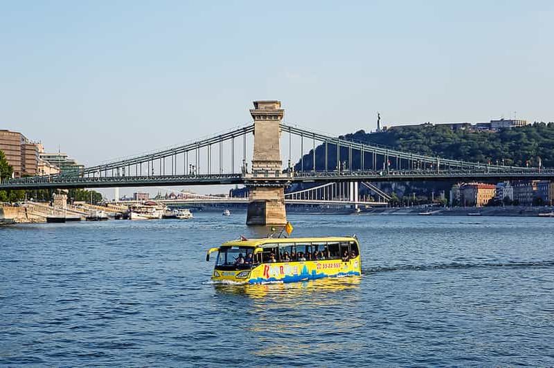 Billet Budapest : Visite en bus flottant sur terre et sur l'eau