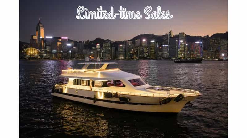 Billet Hong Kong : Croisière du soir dans le port de Victoria avec boissons