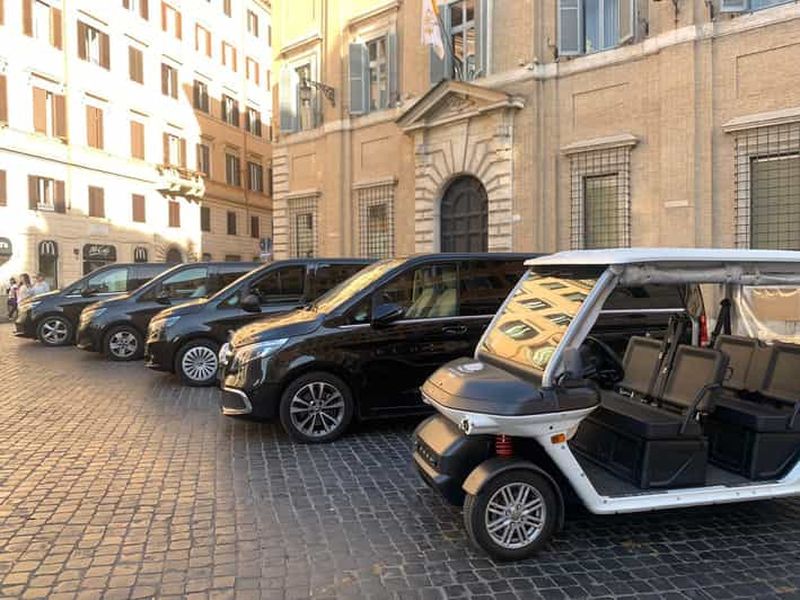 Billet Rome : transfert privé en taxi dans le centre-ville
