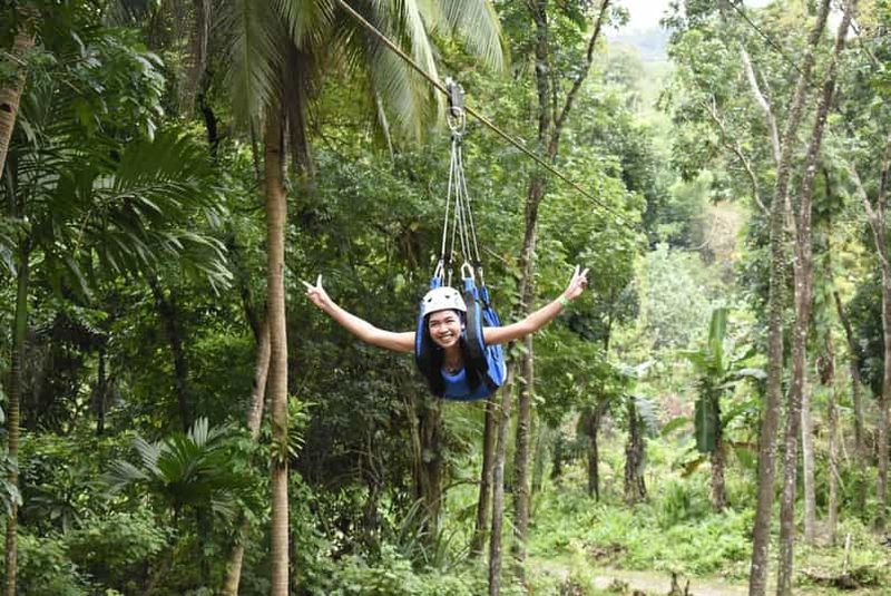 Billet Combo tyrolienne, kayak et bains chauds de Kawa à Boracay