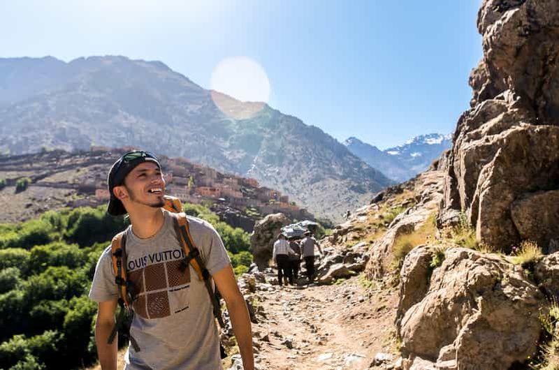 Billet Au départ de Marrakech : Excursion d'une journée dans les montagnes de l'Atlas avec promenade à dos de chameau