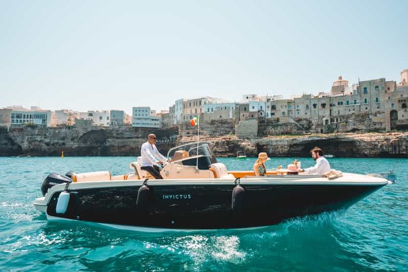 Billet Polignano a Mare : croisière en bateau avec prosecco