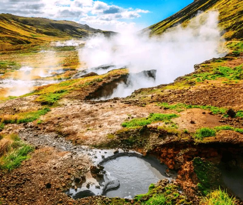 Billet Depuis Reykjavik : Excursion en hélicoptère à Hengill avec atterrissage