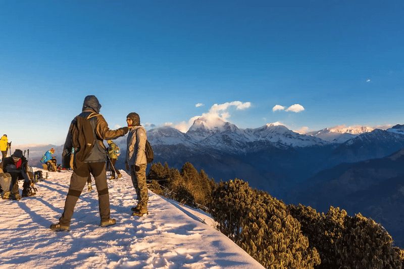 Billet Pokhara : trek privé de 3 jours à Ghorephani et Poon Hill