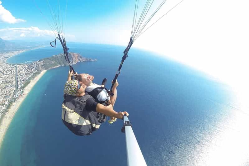 Billet Alanya : Vol en parapente en tandem au-dessus de la plage de Cleopatra