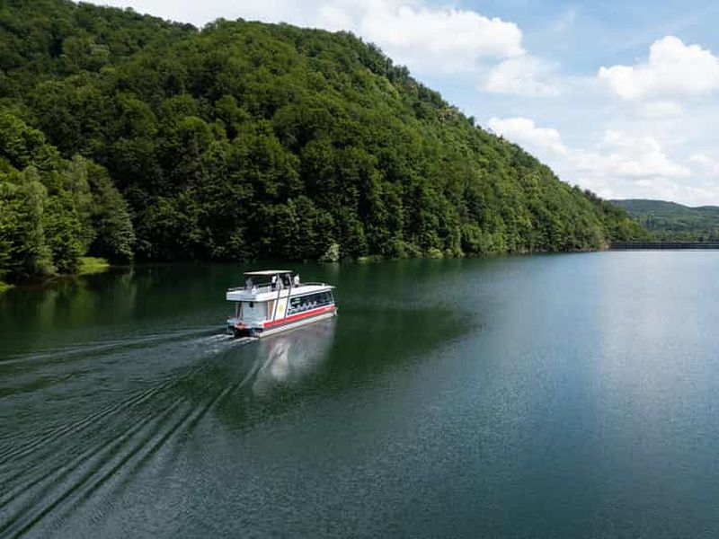 Billet Maramureș : sortie en bateau électrique sur le lac Firiza avec audioguide
