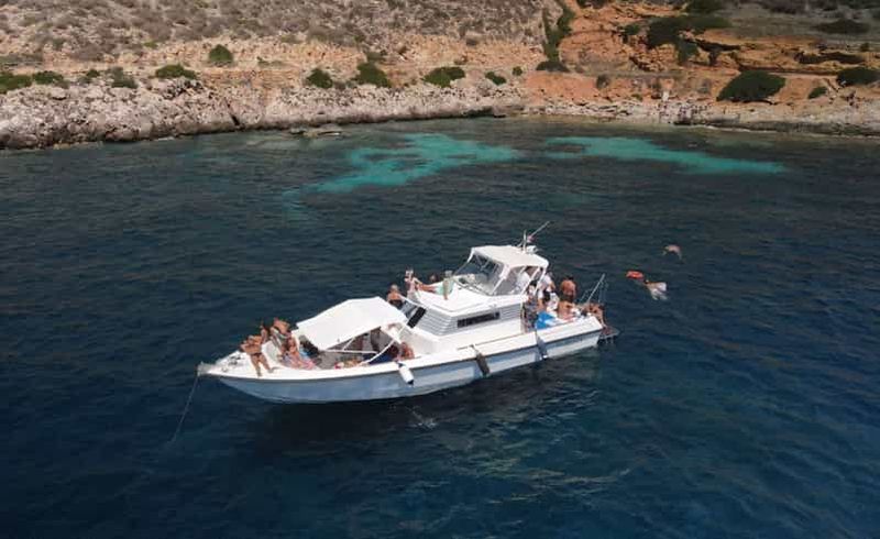 Billet Depuis Trapani : Favignana et Levanzo Yacht Tour avec déjeuner
