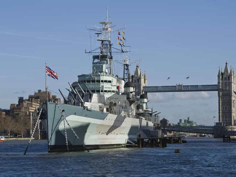 Billet Montez à bord du HMS Belfast et découvrez plus de 30 sites touristiques de Londres