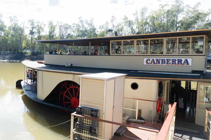 Billet Melbourne : Murray River Paddle Steamer, faune et silo art