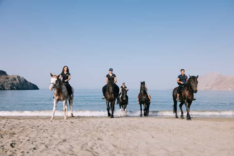 Billet Équitation en Crète : balade à cheval sur la plage de Plakias