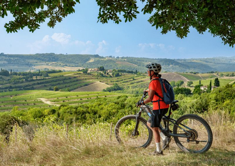 Billet Visite libre de San Gimignano à vélo électrique