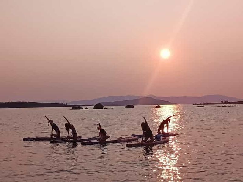 Billet La Canée : Pilates sur paddleboard, le matin ou au coucher du soleil