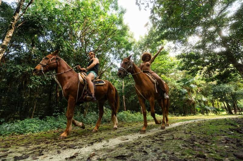 Billet Riviera Maya : randonnée à cheval, tyrolienne et aventure en quad