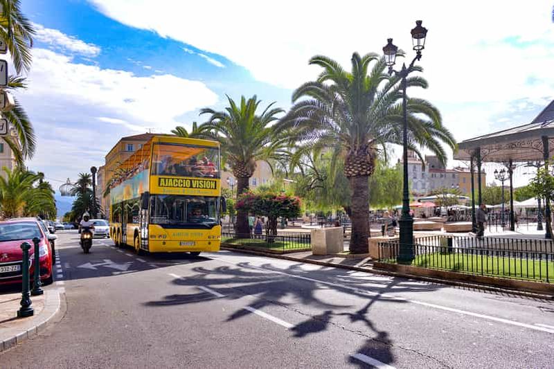 Billet Ajaccio : Visite en bus à toit ouvert de la ville et de la côte