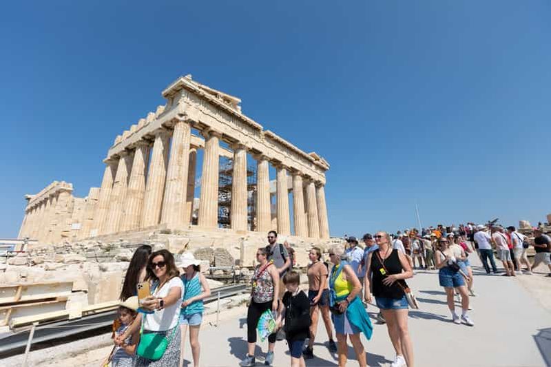 Billet Athènes : Tour panoramique avec visite guidée de l'Acropole et des musées