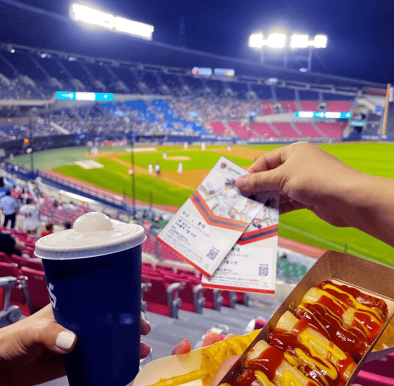 Billet Séoul : expérience de jeu au stade de baseball de Jamsil avec dîner