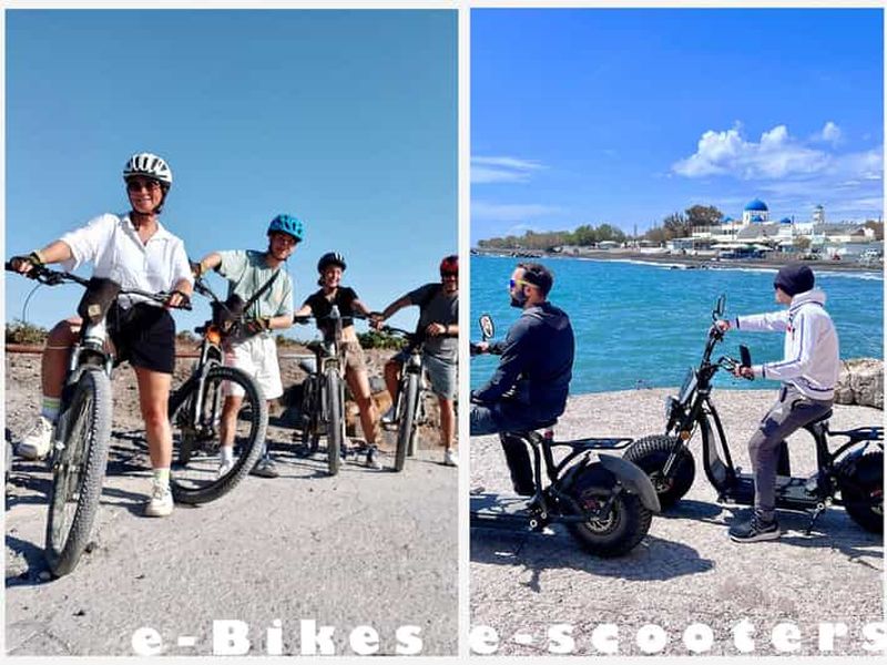 Billet Santorin : Le tour de l'île en vélo électrique