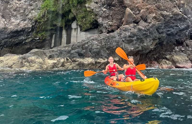 Billet Funchal : location de KAYAK ou visite guidée avec plongée en apnée