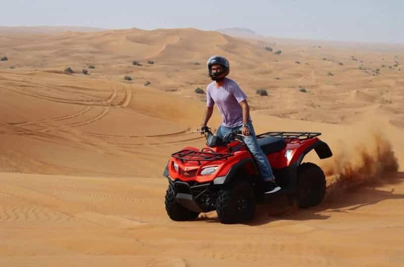 Billet Doha : excursion en quad dans le désert avec casque et photos
