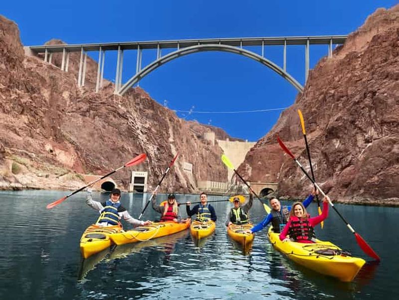 Billet Excursion en kayak et randonnée au barrage Hoover - navette depuis Las Vegas