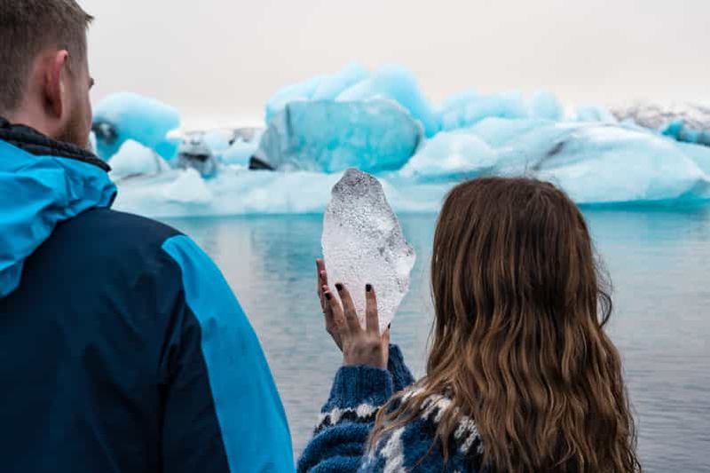 Billet Depuis Reykjavik : Lagon du glacier de Jökulsárlón et plage de Diamond Beach