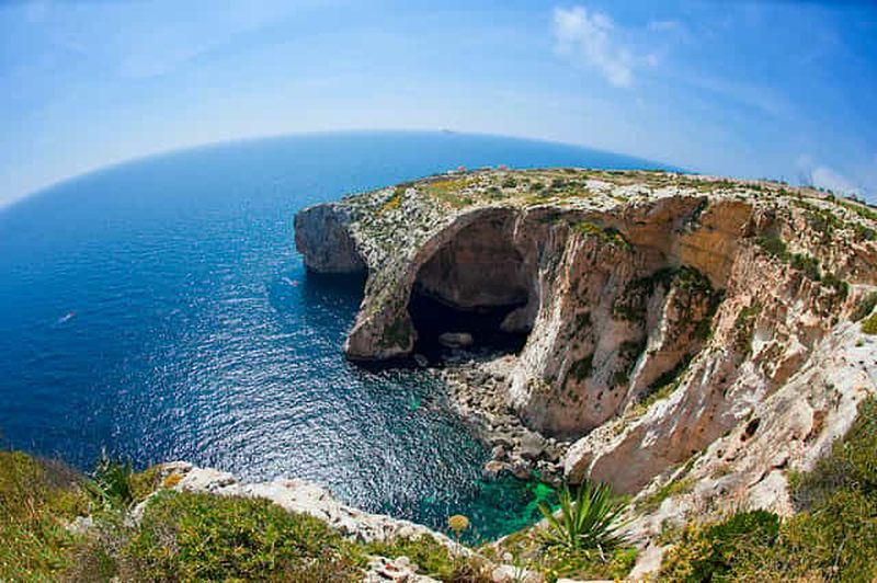 Billet Grotte bleue et marché du dimanche au village de pêche de Marsaxlokk