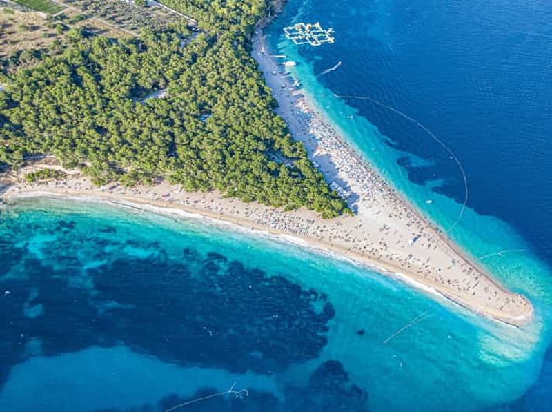 Billet Split : Excursion d'une journée aux îles Hvar et Brač avec la plage de Zlatni Rat