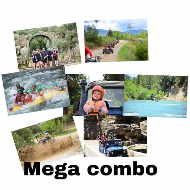 Billet Antalya : rafting, safari en jeep et buggy, tyrolienne, déjeuner et canyon