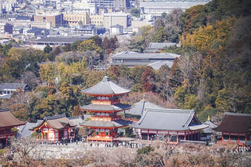 Billet Kyoto vue d'en haut : randonnée sur le mont Amida avec vue sur Kiyomizu