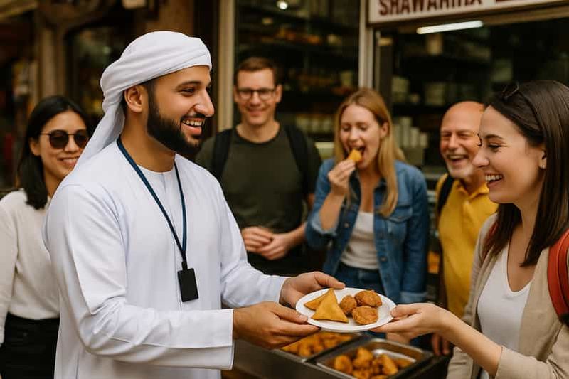 Billet Visite à pied du Dubaï historique : gastronomie, souks et abra