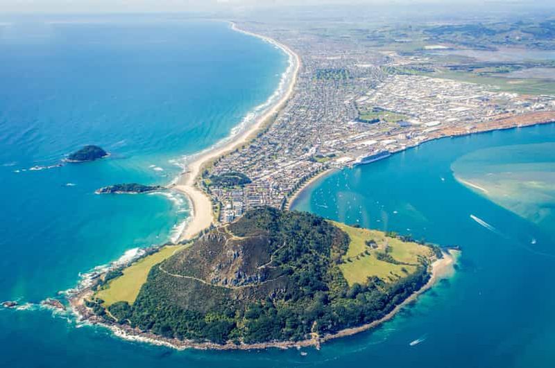Billet Vol panoramique au-dessus de Mount Maunganui, départ de l'aéroport de Tauranga